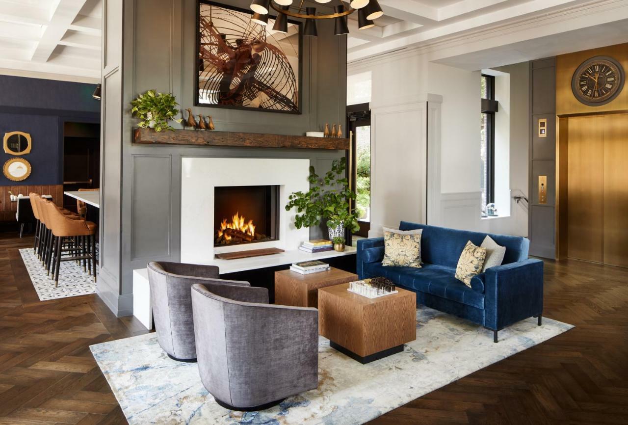 The Whitney Hotel Boston Zewnętrze zdjęcie The lounge at the 100 Lincoln Street