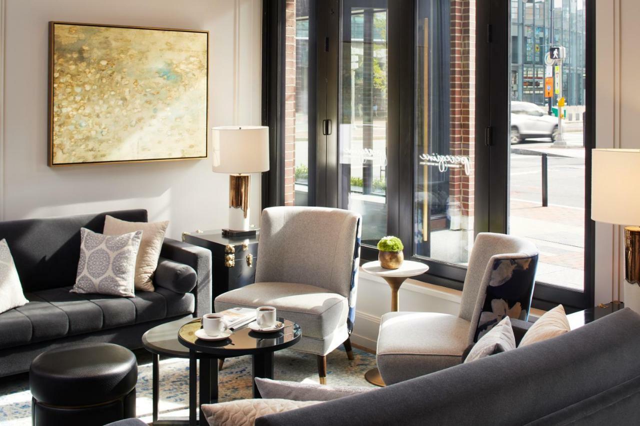 The Whitney Hotel Boston Zewnętrze zdjęcie The living room of a model apartment at 100 East 57th Street